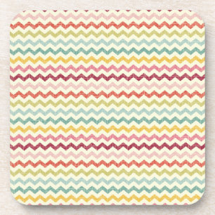 Chevron Pattern 4 Bier Onderzetter