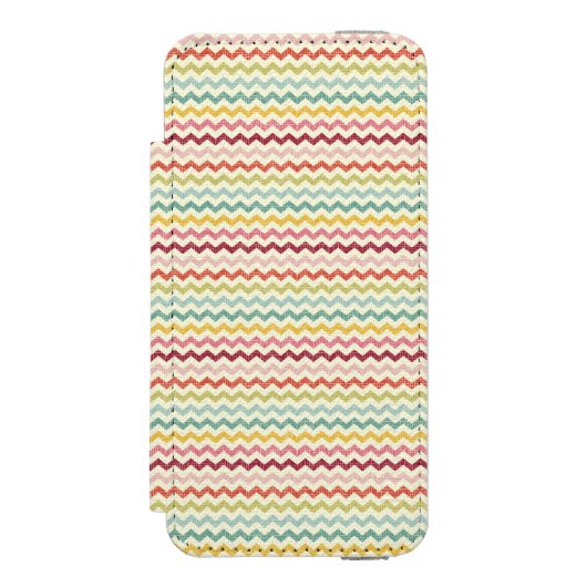 Chevron Pattern 4 Incipio iPhone Portemonnee Hoesje (Voorkant Agenda)