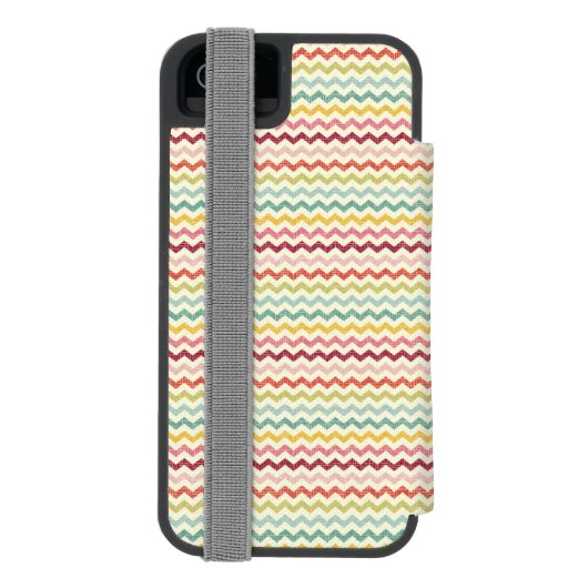 Chevron Pattern 4 Incipio iPhone Portemonnee Hoesje (Agenda Achterkant)