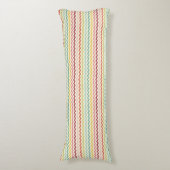 Chevron Pattern 4 Lichaamskussen (Voorkant Verticaal)