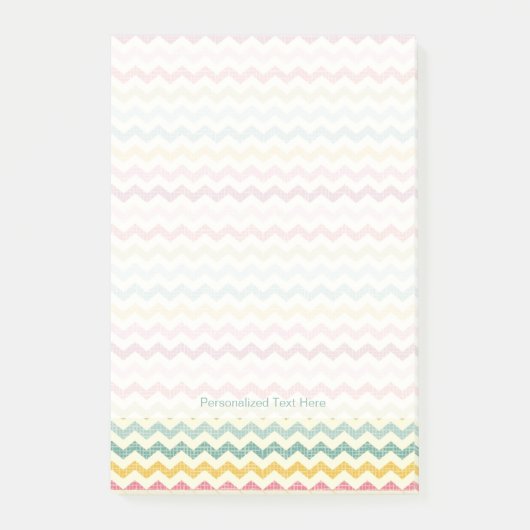 Chevron Pattern 4 Post-it® Notes (Voorkant)