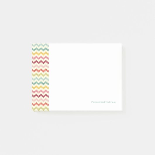 Chevron Pattern 4 Post-it® Notes (Voorkant)