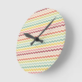 Chevron Pattern 4 Ronde Klok (Hoek)