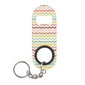 Chevron Pattern 4 Sleutelhanger Flessenopener (Voorkant)