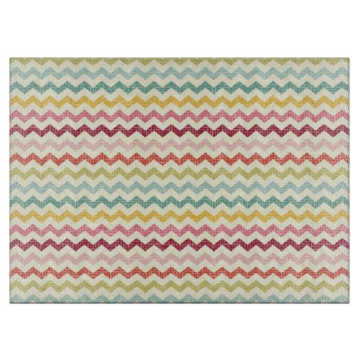 Chevron Pattern 4 Snijplank (Voorkant)