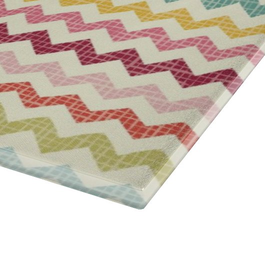 Chevron Pattern 4 Snijplank (Hoek)