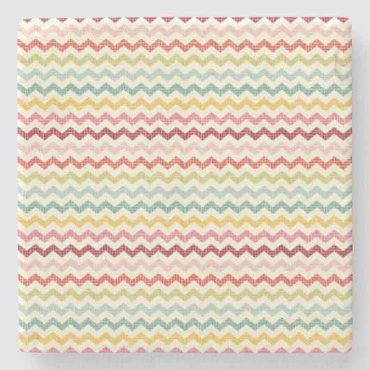Chevron Pattern 4 Stenen Onderzetter (Voorkant)