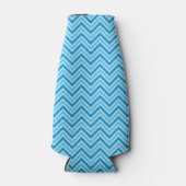 Chevron Pattern Achtergrond Flesjeskoeler (Voorkant)