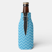 Chevron Pattern Achtergrond Flesjeskoeler (Fles Achterkant)