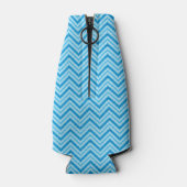 Chevron Pattern Achtergrond Flesjeskoeler (Achterkant)