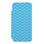 Chevron Pattern Achtergrond Incipio iPhone Portemonnee Hoesje (Voorkant Agenda)