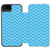 Chevron Pattern Achtergrond Incipio iPhone Portemonnee Hoesje (Agenda Open)