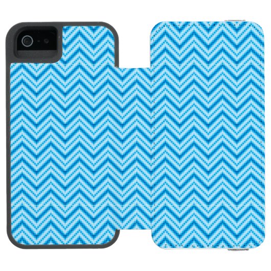 Chevron Pattern Achtergrond Incipio iPhone Portemonnee Hoesje (Agenda Open)