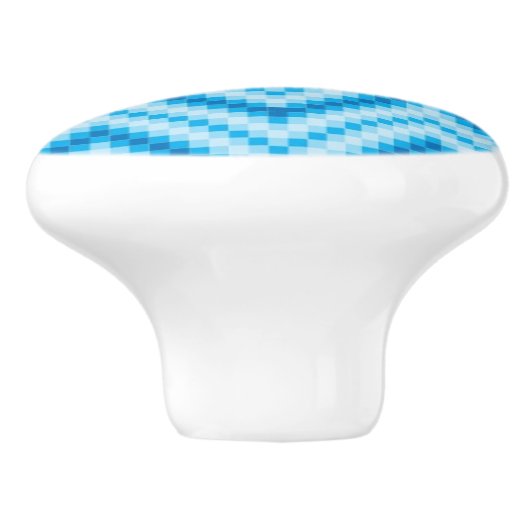 Chevron Pattern Achtergrond Keramische Knop (Zijkant)