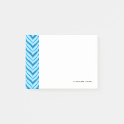 Chevron Pattern Achtergrond Post-it® Notes (Voorkant)