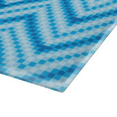 Chevron Pattern Achtergrond Snijplank (Hoek)