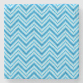 Chevron Pattern Achtergrond Stenen Onderzetter (Voorkant)
