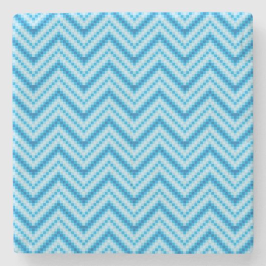 Chevron Pattern Achtergrond Stenen Onderzetter (Voorkant)