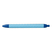 Chevron Pattern Achtergrond Zwarte Inkt Pen (Voorkant)