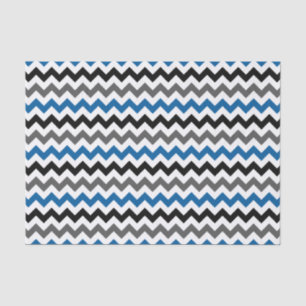 Chevron Pattern Background Blue Grey Black White Tissuepapier