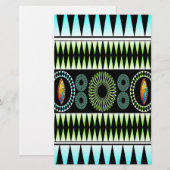 Chevron Pattern Briefpapier (Voorkant / Achterkant)