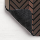 Chevron Pattern Brown Muismat (Hoek)