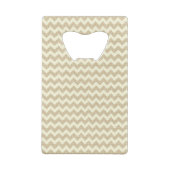 Chevron Pattern Creditkaart Flessenopener (Achterkant)