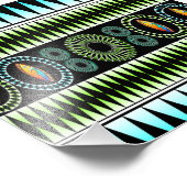 Chevron Pattern Foto Afdruk (Hoek)