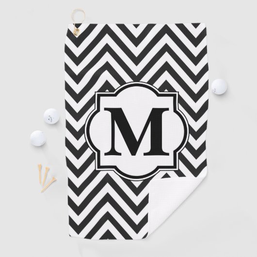 Chevron Pattern Golfhanddoek (Insitu)
