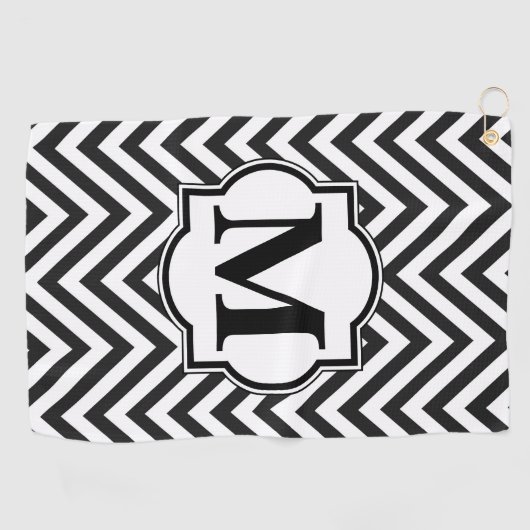 Chevron Pattern Golfhanddoek (Horizontaal)
