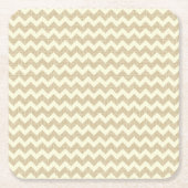 Chevron Pattern Kartonnen Onderzetters (Voorkant)