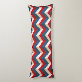 Chevron Pattern Lichaamskussen (Achterkant (Verticaal))