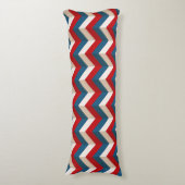 Chevron Pattern Lichaamskussen (Voorkant Verticaal)