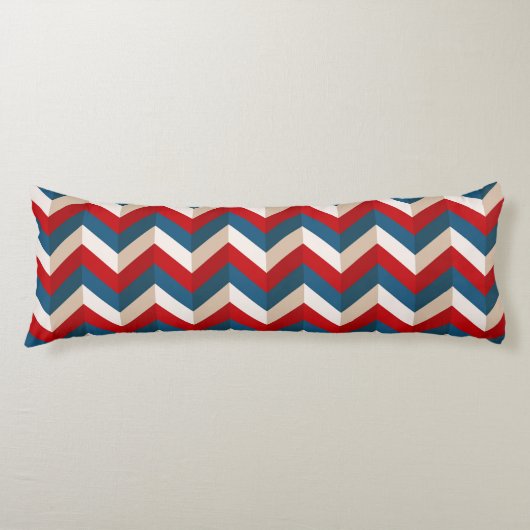 Chevron Pattern Lichaamskussen (Voorkant)