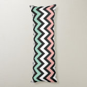 Chevron Pattern Lichaamskussen (Achterkant (Verticaal))