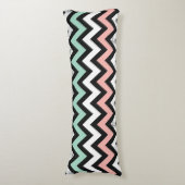 Chevron Pattern Lichaamskussen (Voorkant Verticaal)