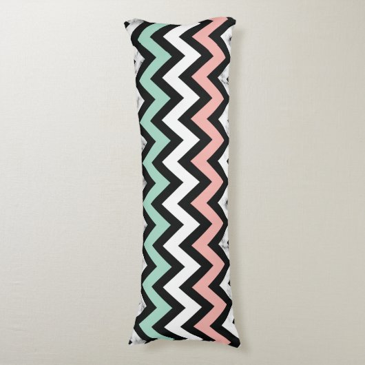 Chevron Pattern Lichaamskussen (Voorkant Verticaal)