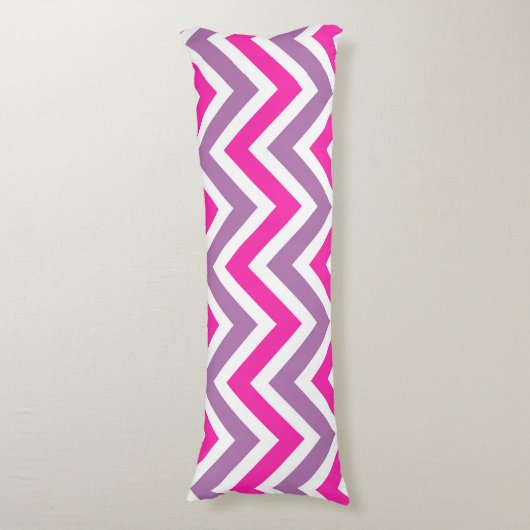 Chevron Pattern Lichaamskussen (Voorkant Verticaal)
