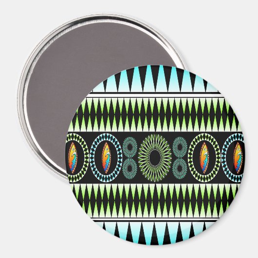 Chevron Pattern Magneet (Voorkant / Achterkant)