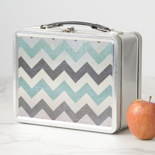 Chevron Pattern op metaal textuur door Shirley Tay (In situ)