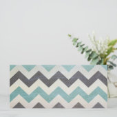 Chevron Pattern op metaal textuur door Shirley Tay (Staand voorkant)