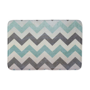 Chevron Pattern op metaal textuur door Shirley Tay Badmat