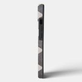 Chevron Pattern op metaal textuur door Shirley Tay Case-Mate iPhone Case (Achterkant / Links)