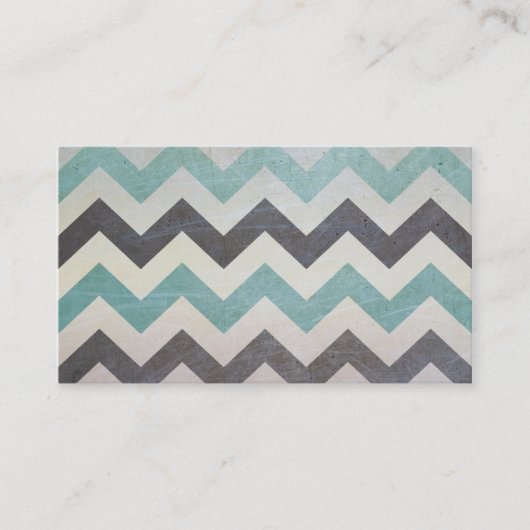 Chevron Pattern over Metal Texture van Shirley Tay Visitekaartje (Voorkant)