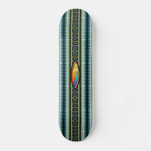 Chevron Pattern Persoonlijk Skateboard (Voorkant)