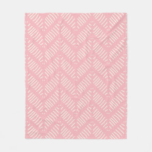 Chevron Pattern Roze Patroon Fleece Deken