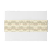 Chevron Pattern Uitnodigingen Wikkel (Achterkant Voorbeeld)