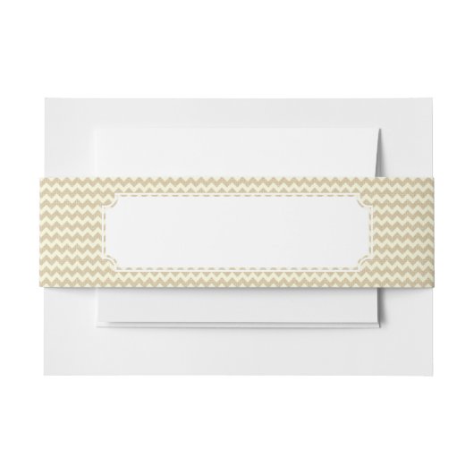 Chevron Pattern Uitnodigingen Wikkel (Voorkant Voorbeeld)