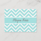 Chevron Pattern Visitekaartje (Voorkant)