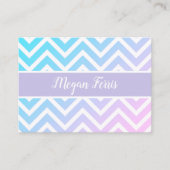 Chevron Pattern Visitekaartje (Voorkant)